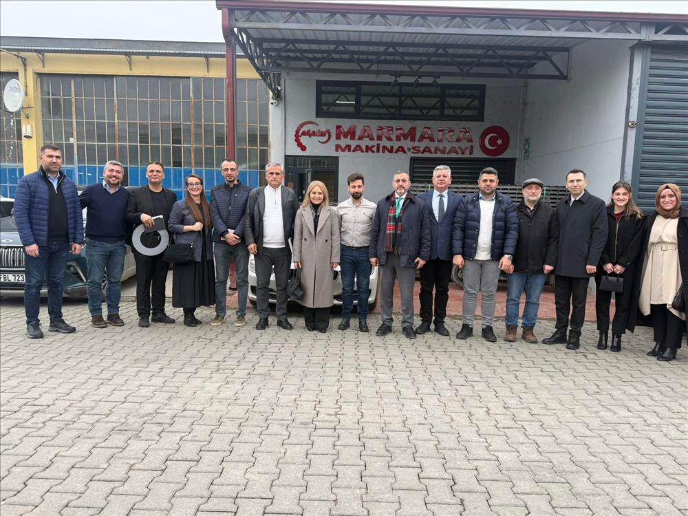 MMS Marmara Makine Sanayii Firmasına Yalova Üniversitesi TTO Faaliyetleri Kapsamında Ziyaret