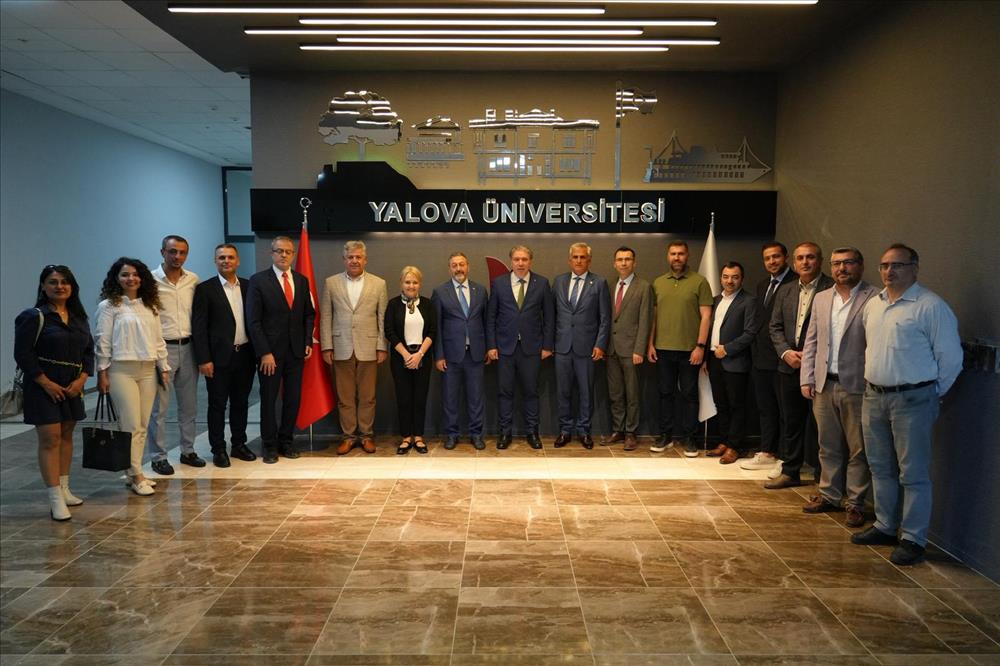 SANTEK Heyetinden Yalova Üniversitesi Rektörü Prof. Dr. Mehmet Bahçekapılı’ya Ziyaret