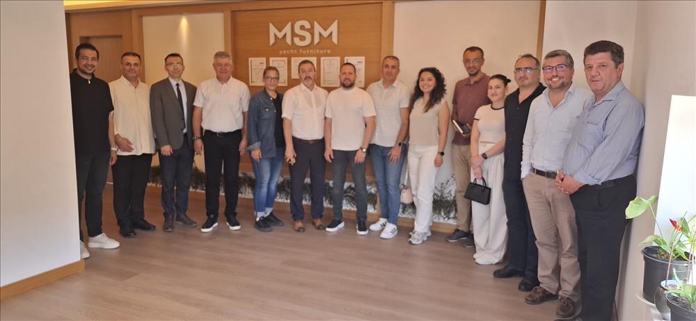 MSM Yacht Interiors Firmasına Yalova Üniversitesi TTO Faaliyetleri Kapsamında Ziyaret