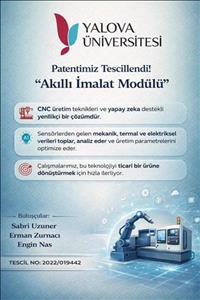 Dr. Öğr. Üyesi Sabri UZUNER'den Patent Başarısı
