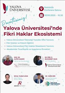 Yalova Üniversitesi'nde Fikri Haklar Ekosistemi