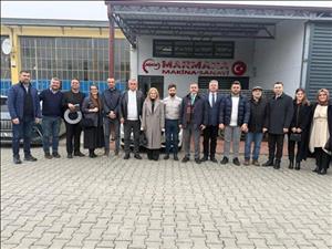 MMS Marmara Makine Sanayii Firmasına Yalova Üniversitesi TTO Faaliyetleri Kapsamında Ziyaret