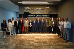 SANTEK Heyetinden Yalova Üniversitesi Rektörü Prof. Dr. Mehmet Bahçekapılı’ya Ziyaret